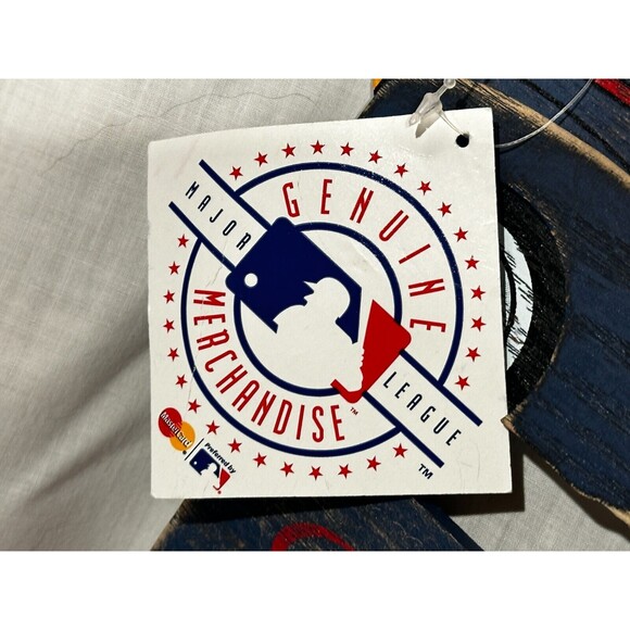 NEW Foco MLB Boston Red Sox Baseball Happy Holidays Hanging Wall Sign- Christmas - Picture 4 of 10